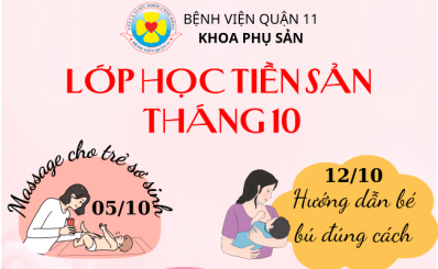 Lớp học tiền sản tháng 10 năm 2023